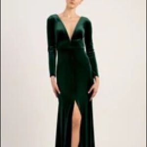 Jenny Yoo - Malia - Emerald - size 4 - UNALTERED